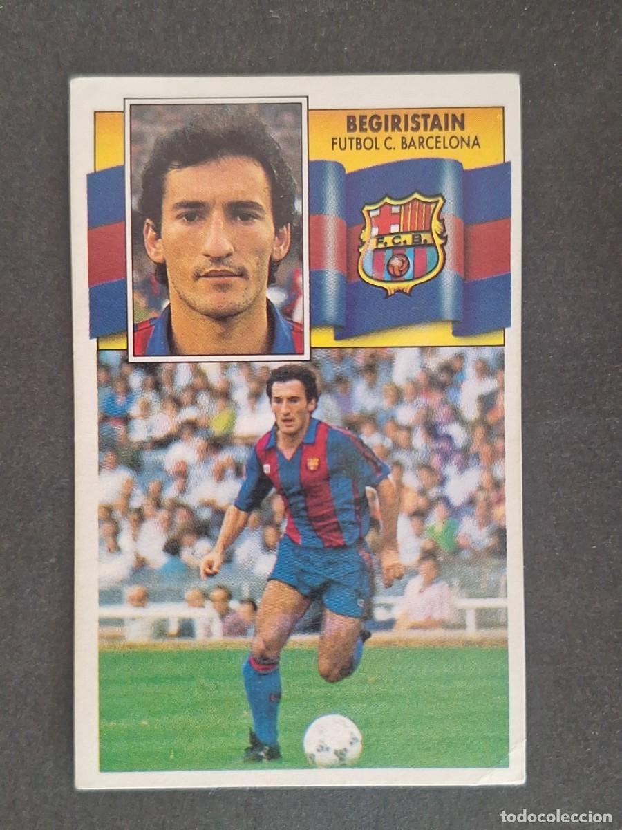 Cromos de f&uacute;tbol: LBRM1 BEGIRISTAIN F. C. BARCELONA LIGA ESTE 1990 1991 90 91 NUNCA PEGADO SIN PEGAR