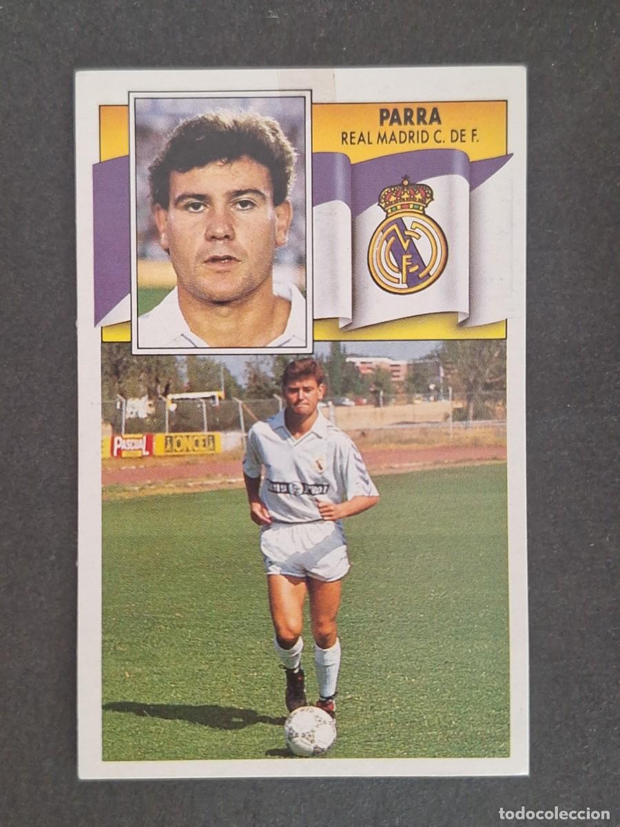 Cromos de f&uacute;tbol: LBRM1 PARRA REAL MADRID LIGA ESTE 1990 1991 90 91 NUNCA PEGADO SIN PEGAR