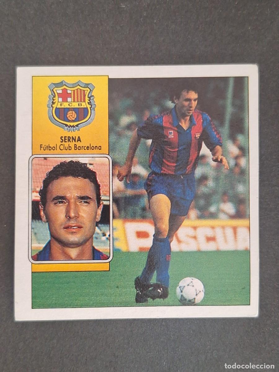 Cromos de f&uacute;tbol: LBRM1 SERNA F. C. BARCELONA LIGA ESTE 1992 1993 92 93 ADHESIVO NUNCA PEGADO SIN PEGAR