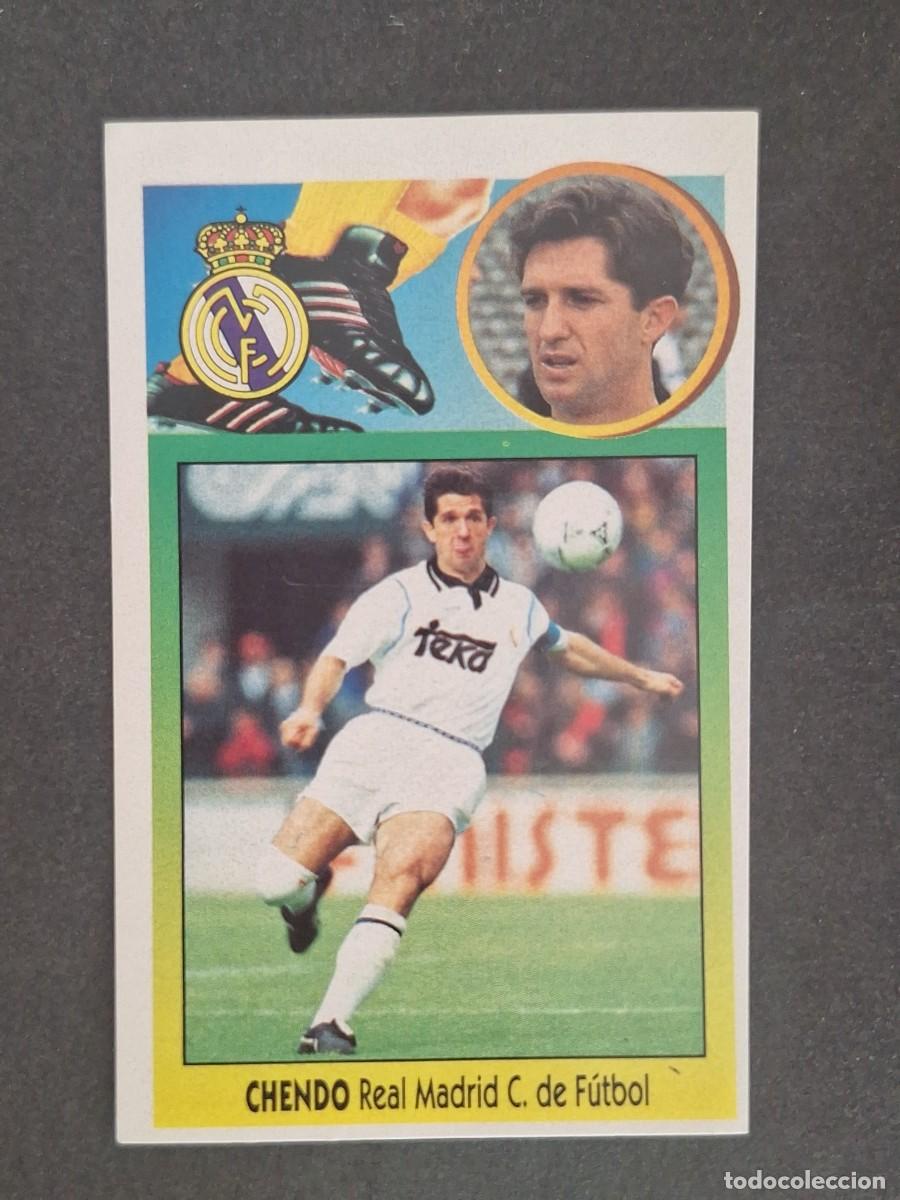Cromos de f&uacute;tbol: LBRM1 CHENDO REAL MADRID LIGA ESTE 1993 1994 93 94 ADHESIVO NUNCA PEGADO SIN PEGAR