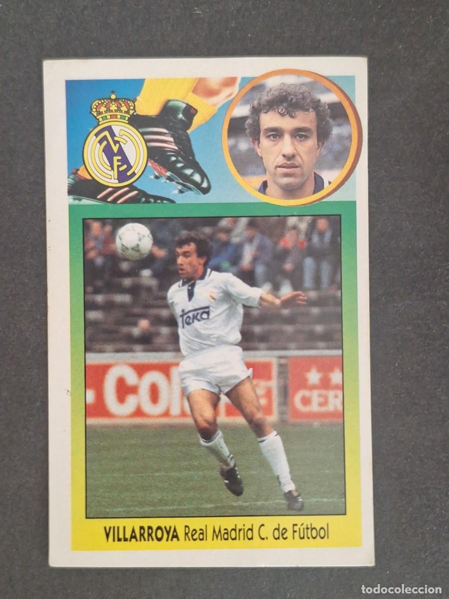 Cromos de f&uacute;tbol: LBRM1 VILLARROYA REAL MADRID LIGA ESTE 1993 1994 93 94 ADHESIVO NUNCA PEGADO SIN PEGAR