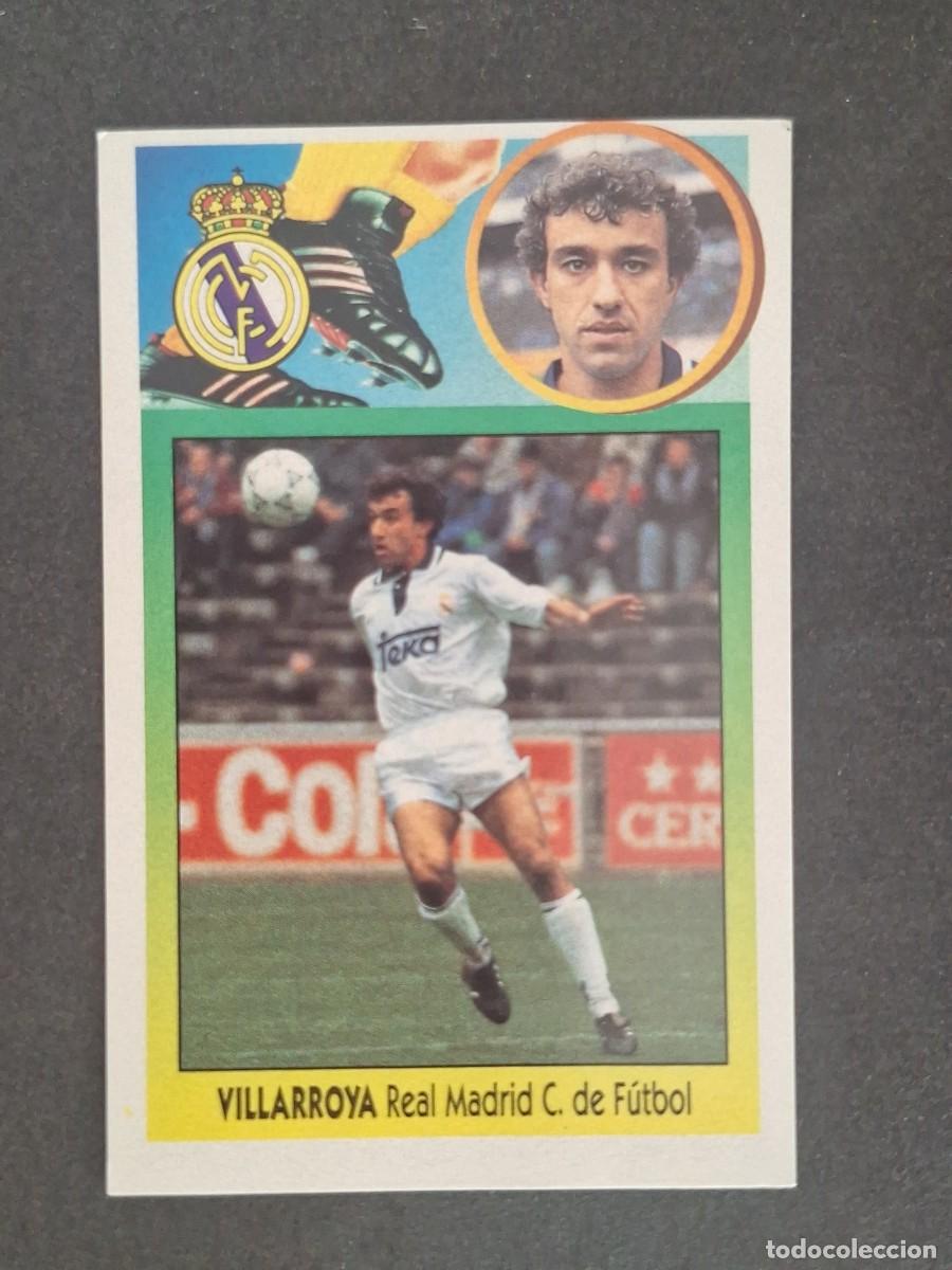 Cromos de f&uacute;tbol: LBRM1 VILLARROYA REAL MADRID LIGA ESTE 1993 1994 93 94 ADHESIVO NUNCA PEGADO SIN PEGAR