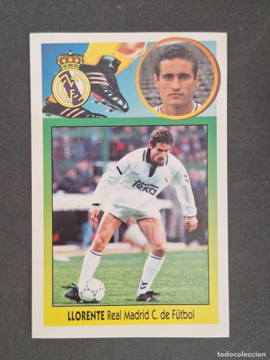 Cromos de f&uacute;tbol: LBRM1 LLORENTE REAL MADRID LIGA ESTE 1993 1994 93 94 ADHESIVO NUNCA PEGADO SIN PEGAR