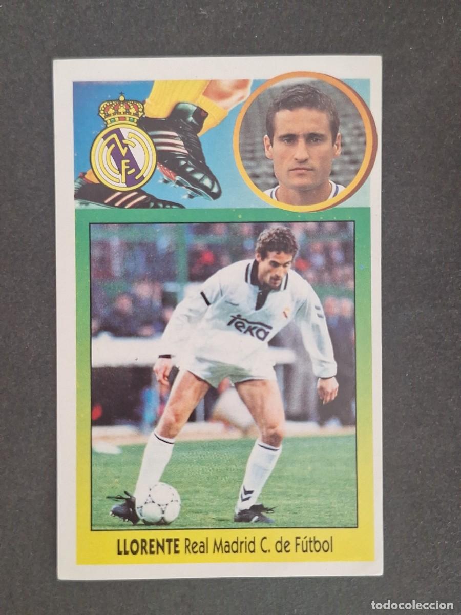 Cromos de f&uacute;tbol: LBRM1 LLORENTE REAL MADRID LIGA ESTE 1993 1994 93 94 ADHESIVO NUNCA PEGADO SIN PEGAR