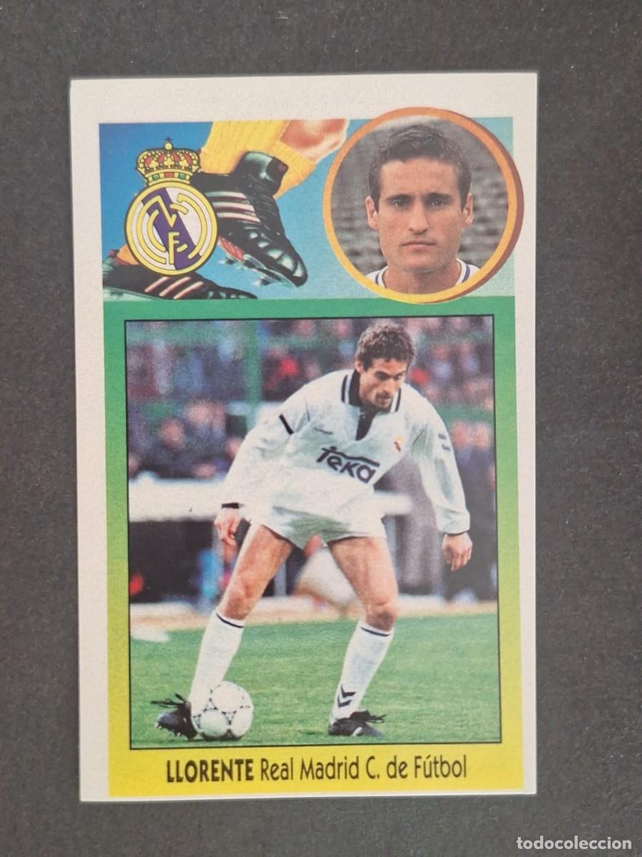 Cromos de f&uacute;tbol: LBRM1 LLORENTE REAL MADRID LIGA ESTE 1993 1994 93 94 ADHESIVO NUNCA PEGADO SIN PEGAR
