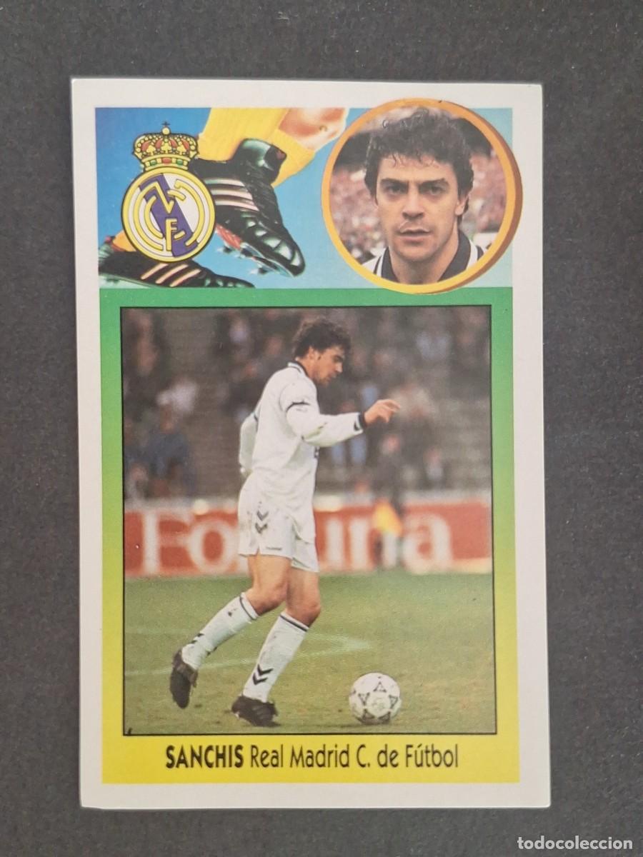 Cromos de f&uacute;tbol: LBRM1 SANCHIS REAL MADRID LIGA ESTE 1993 1994 93 94 ADHESIVO NUNCA PEGADO SIN PEGAR