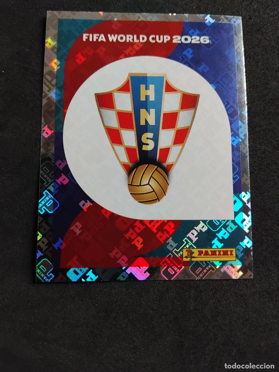 Cromos de Futebol: ESCUDO DE CROACIA CRO 1 - PANINI FIFA WORLD CUP 2026 - MUNDIAL 2026 STICKER WORLD CUP 26 CROATIA
