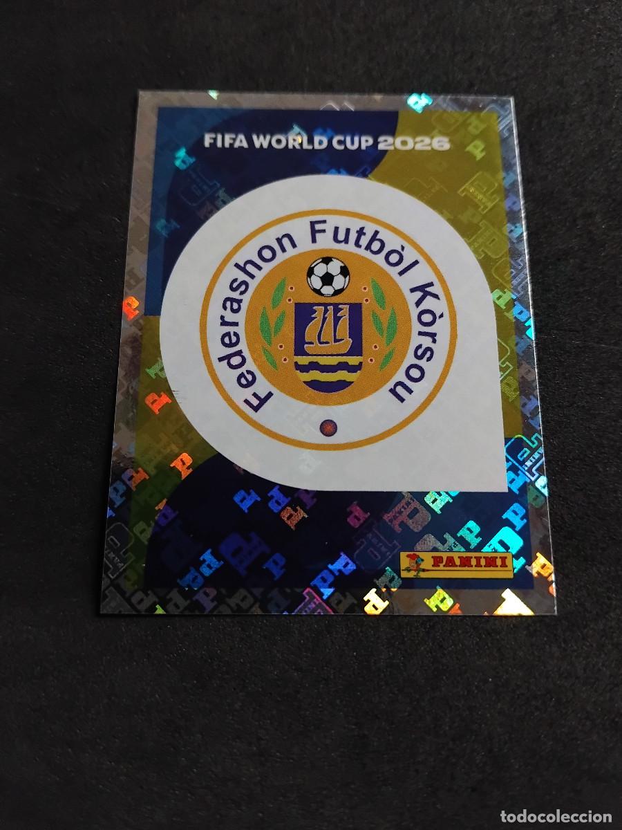 Football Stickers: ESCUDO DE CURA&Ccedil;AO CUW 1 - PANINI FIFA WORLD CUP 2026 - MUNDIAL 2026 STICKER WORLD CUP 26