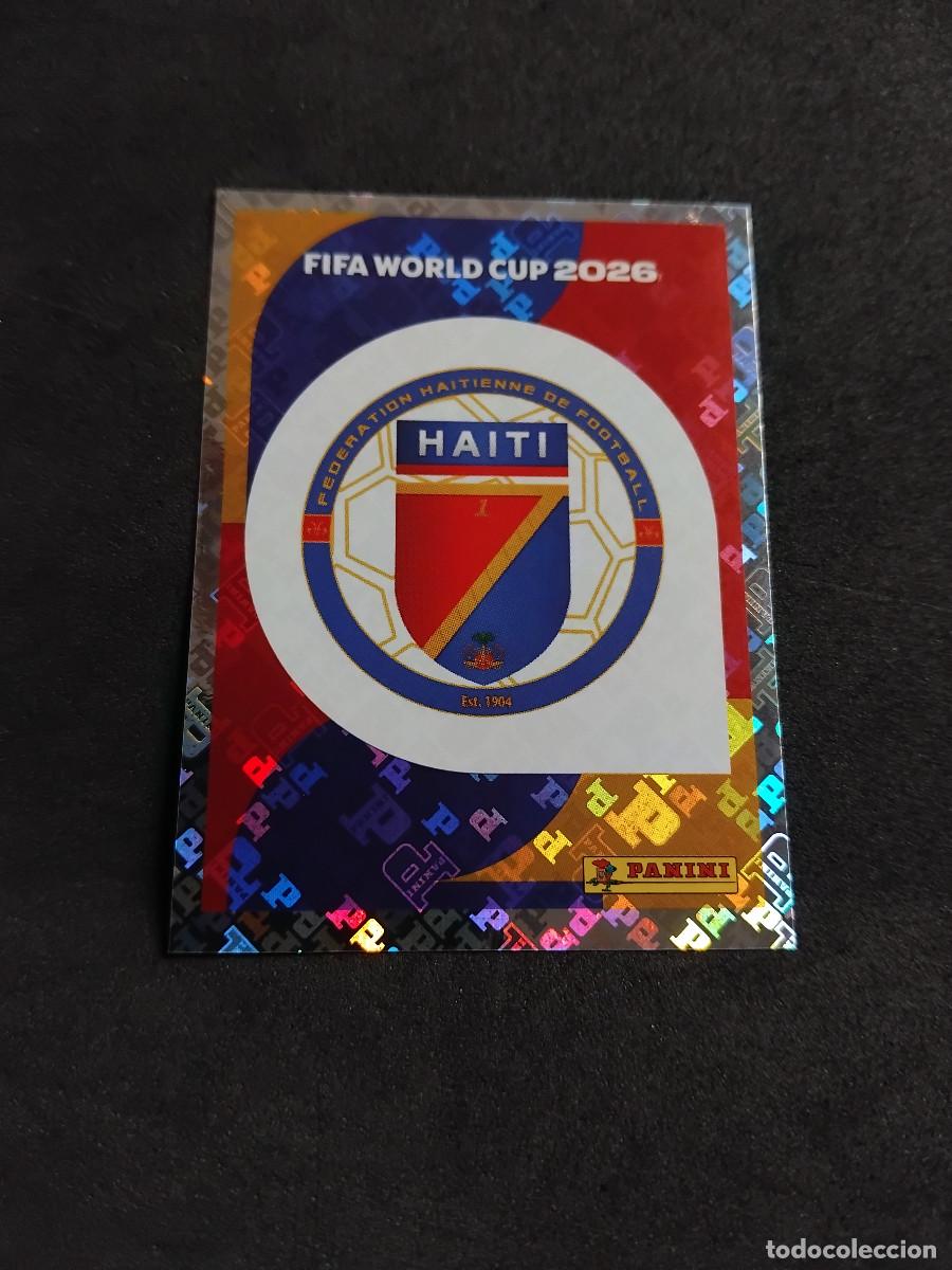 Cromos de f&uacute;tbol: ESCUDO DE HAITI HAI 1 - PANINI FIFA WORLD CUP 2026 - MUNDIAL 2026 STICKER WORLD CUP 26