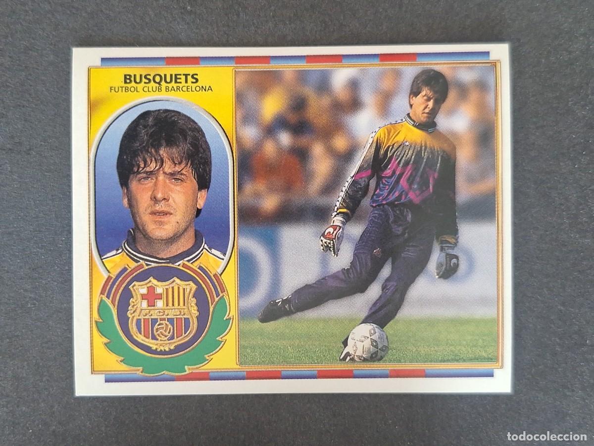 Cromos de f&uacute;tbol: BUSQUETS F. C. BARCELONA LIGA ESTE 1996 1997 96 97 NUNCA PEGADO SIN PEGAR