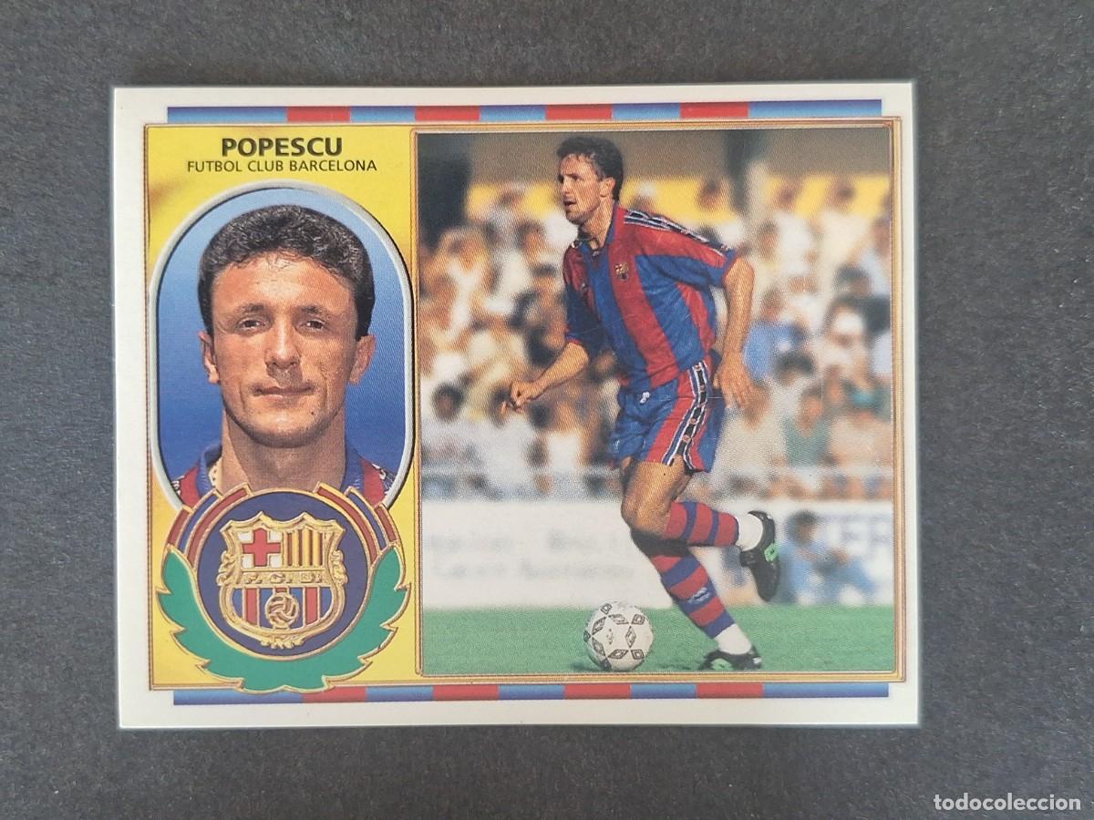 Cromos de f&uacute;tbol: POPESCU F. C. BARCELONA LIGA ESTE 1996 1997 96 97 NUNCA PEGADO SIN PEGAR