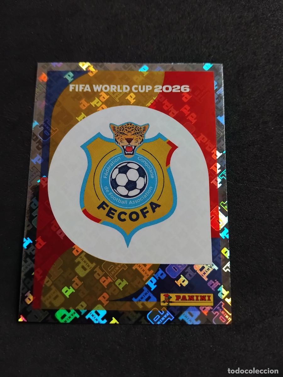Cromos de f&uacute;tbol: ESCUDO DE CONGO COD 1 - PANINI FIFA WORLD CUP 2026 - MUNDIAL 2026 STICKER WORLD CUP 26