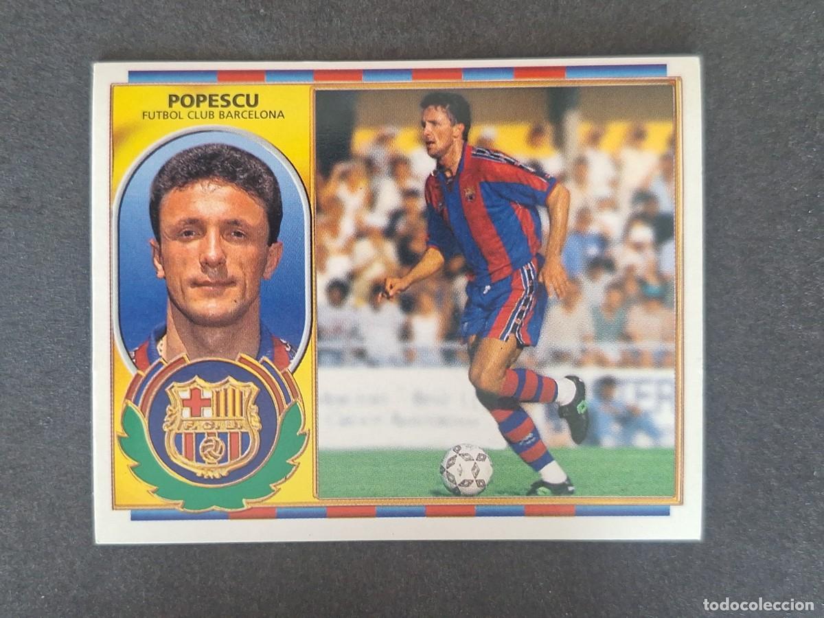 Cromos de f&uacute;tbol: POPESCU F. C. BARCELONA LIGA ESTE 1996 1997 96 97 NUNCA PEGADO SIN PEGAR