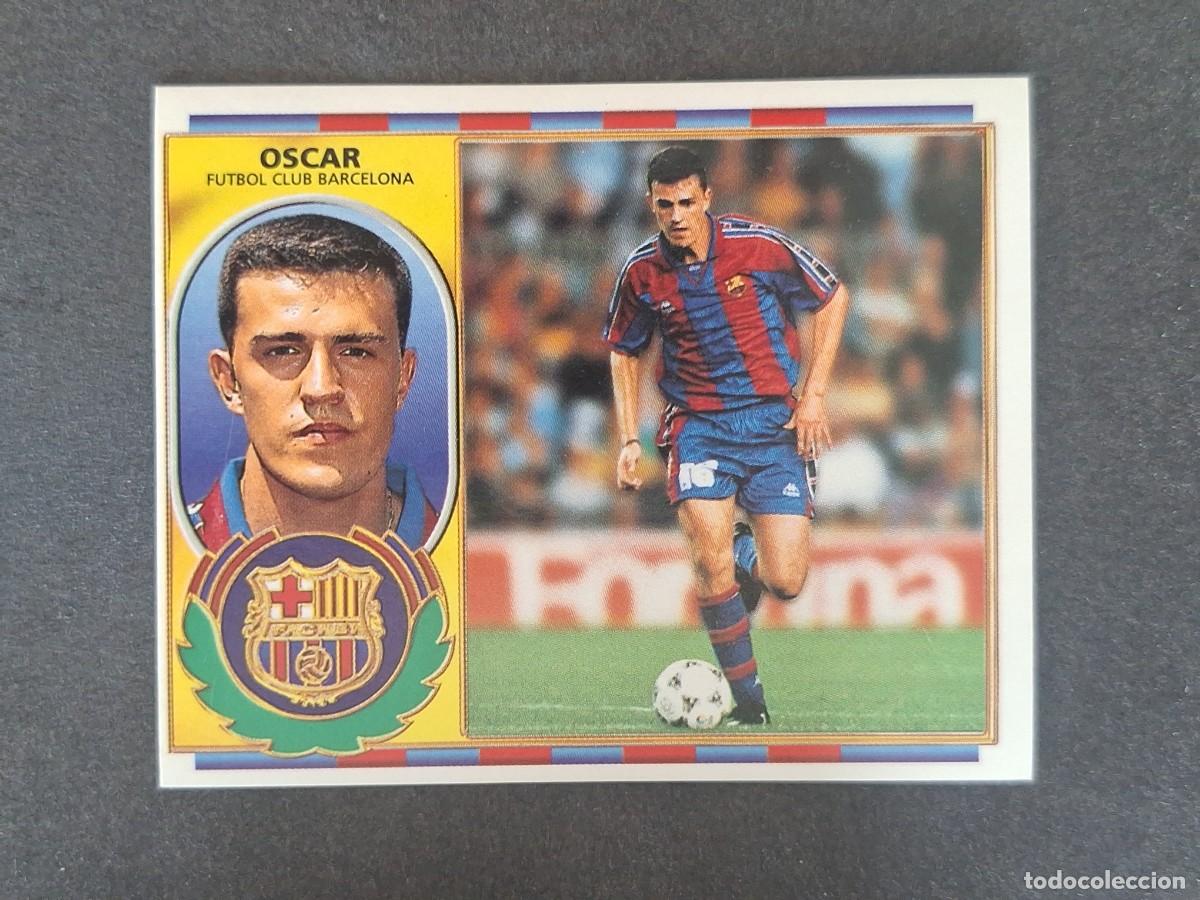Cromos de f&uacute;tbol: OSCAR F. C. BARCELONA LIGA ESTE 1996 1997 96 97 NUNCA PEGADO SIN PEGAR