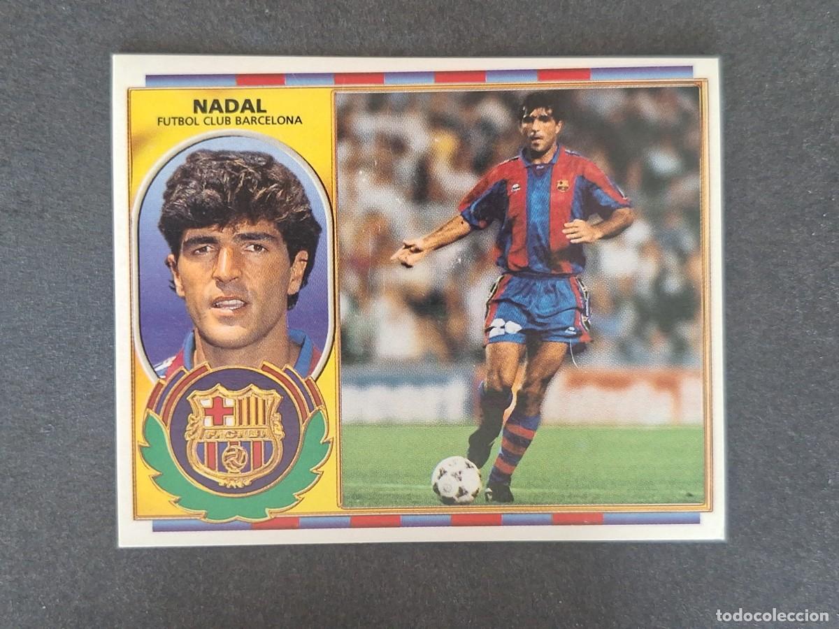 Cromos de f&uacute;tbol: NADAL F. C. BARCELONA LIGA ESTE 1996 1997 96 97 NUNCA PEGADO SIN PEGAR