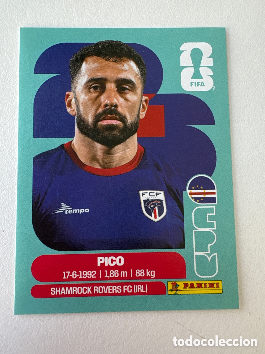 Cromos de f&uacute;tbol: Carta Pico Cabo Verde 4 Panini Mundial 2026