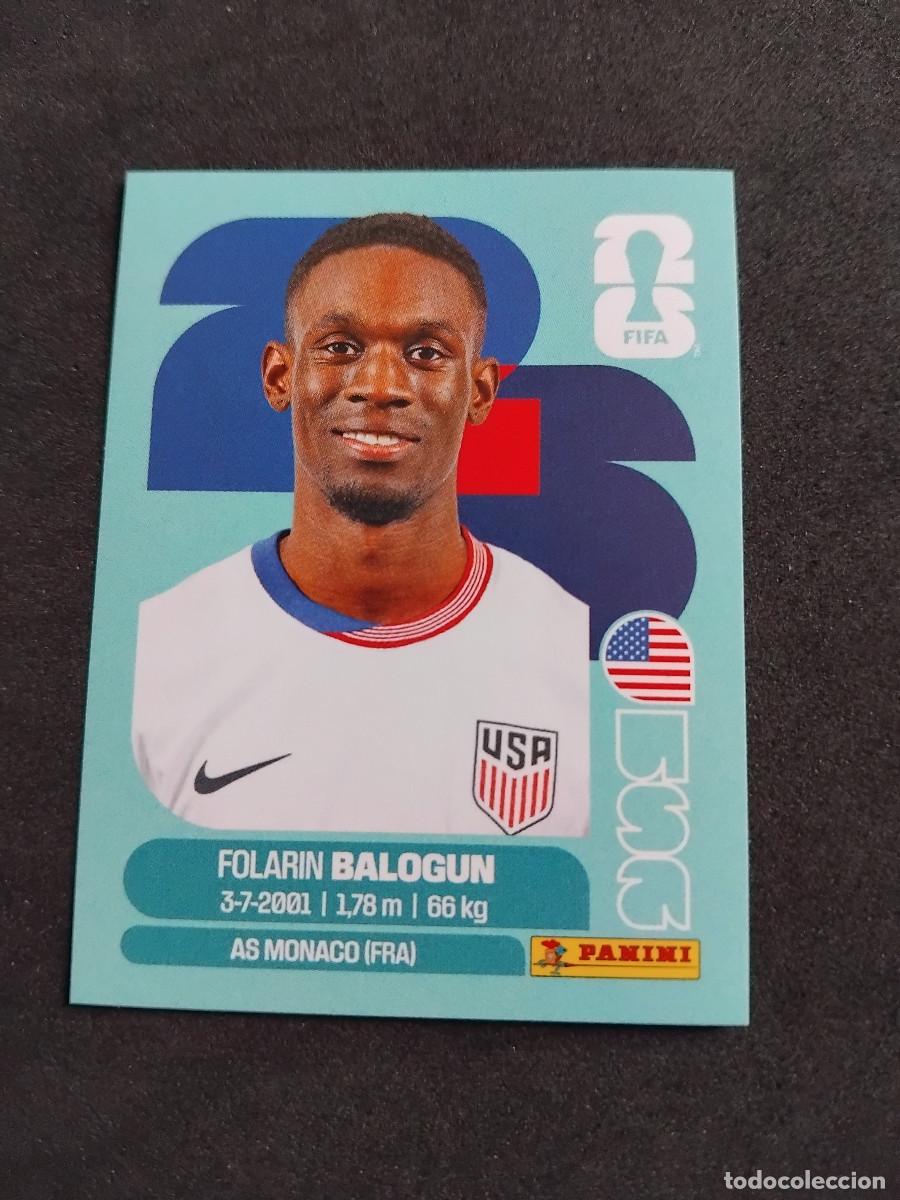 Cromos de f&uacute;tbol: FOLARIN BALOGUN - USA 20 - PANINI FIFA WORLD CUP 2026 - MUNDIAL 2026 STICKER WORLDCUP 26
