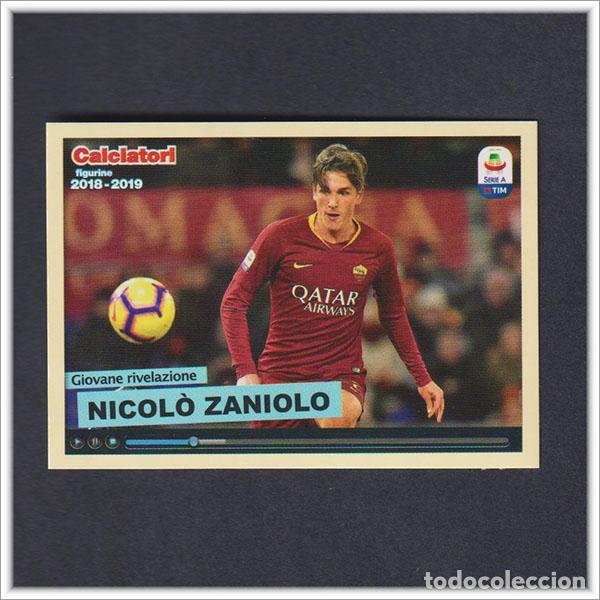 Cromos de f&uacute;tbol: CALCIATORI 2018 2019 18 19 CALCIO PANINI NICOLO ZANIOLO C10 ROMA ROOKIE STICKER ALBUM F&Uacute;TBOL ITALIA