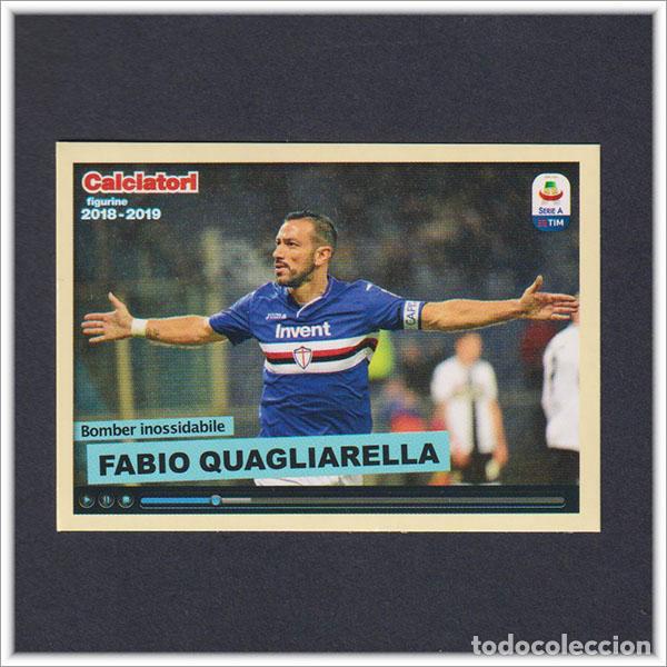 Cromos de f&uacute;tbol: CALCIATORI 2018 2019 18 19 PANINI FABIO QUAGLIARELLA C7 SAMPDORIA CROMO FUTBOL SERIE A ITALIA