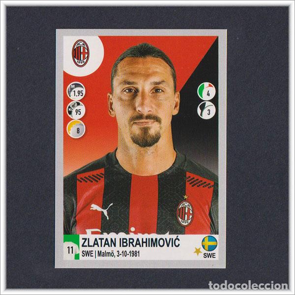 Cromos de f&uacute;tbol: CALCIATORI 2020 2021 20 21 PANINI ZLATAN IBRAHIMOVIC 343 AC MILAN ITALIA SERIE A ALBUM LIGA