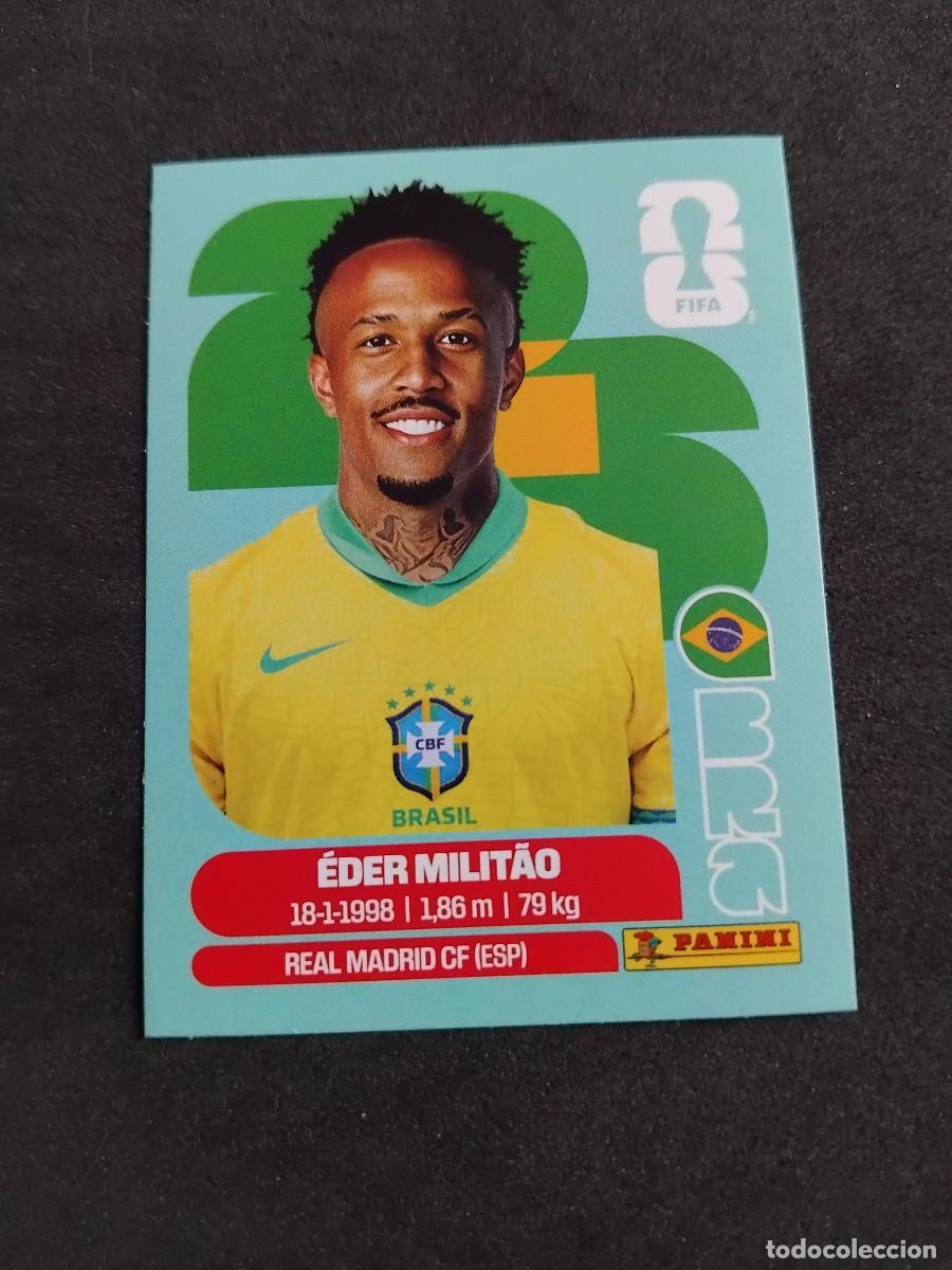 Cromos de f&uacute;tbol: EDER MILITAO BRA 5 - BRASIL - PANINI FIFA WORLD CUP 2026 - MUNDIAL 2026 STICKER WORLDCUP 26