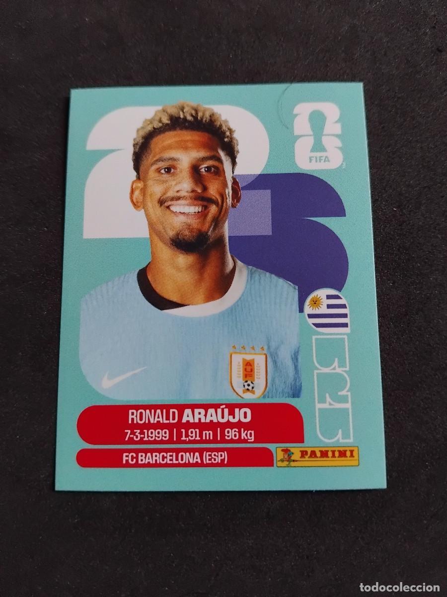 Cromos de f&uacute;tbol: RONALD ARA&Uacute;JO URU 4 - URUGUAY - PANINI FIFA WORLD CUP 2026 - MUNDIAL 2026 STICKER WORLDCUP 26