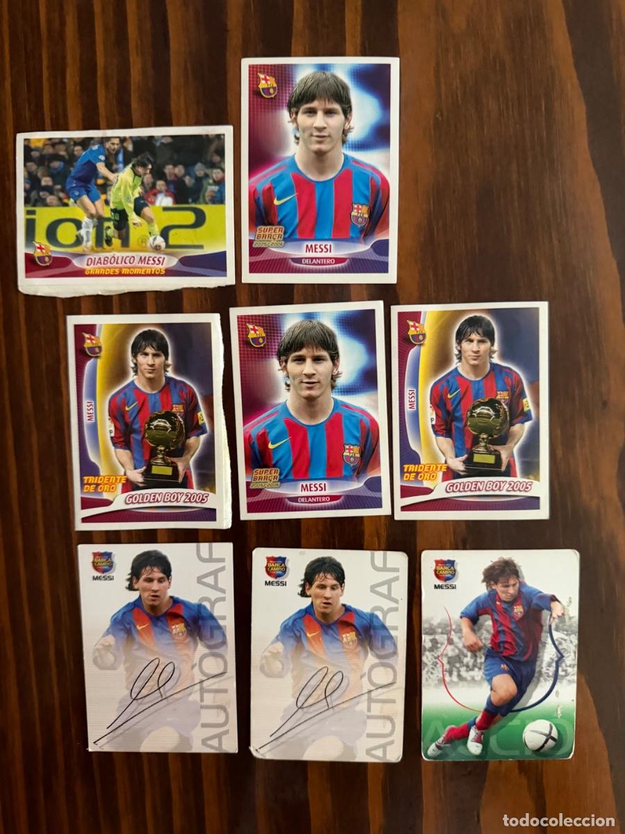 Cromos de f&uacute;tbol: Cromos Leo Messi 2005