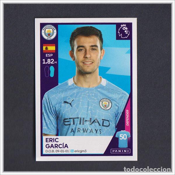 Cromos de f&uacute;tbol: PREMIER LEAGUE 2020 2021 20 21 PANINI ERIC GARC&Iacute;A ROOKIE 392 STICKER MANCHESTER CITY BARCELONA