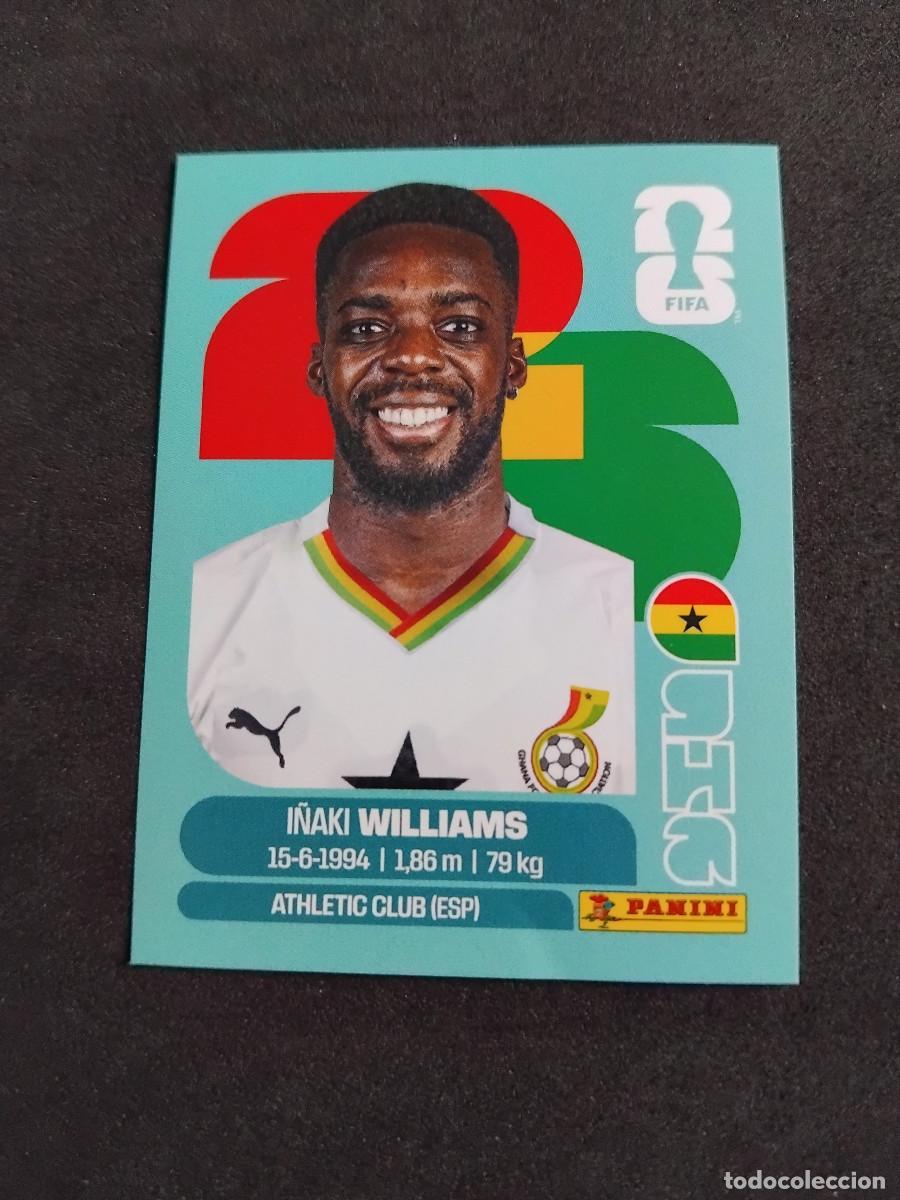 Cromos de f&uacute;tbol: I&Ntilde;AKI WILLIAMS GHA 15 - GHANA - PANINI FIFA WORLD CUP 2026 - MUNDIAL 2026 STICKER WORLDCUP - BILBAO