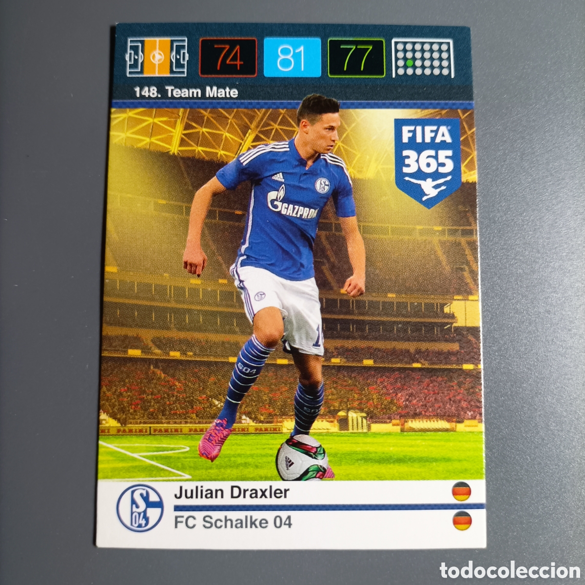 Cromos de f&uacute;tbol: CARD ADRENALYN XL FIFA 365 PANINI 2016 (FC SCHALKE 04) №148 JULIAN DRSXLER