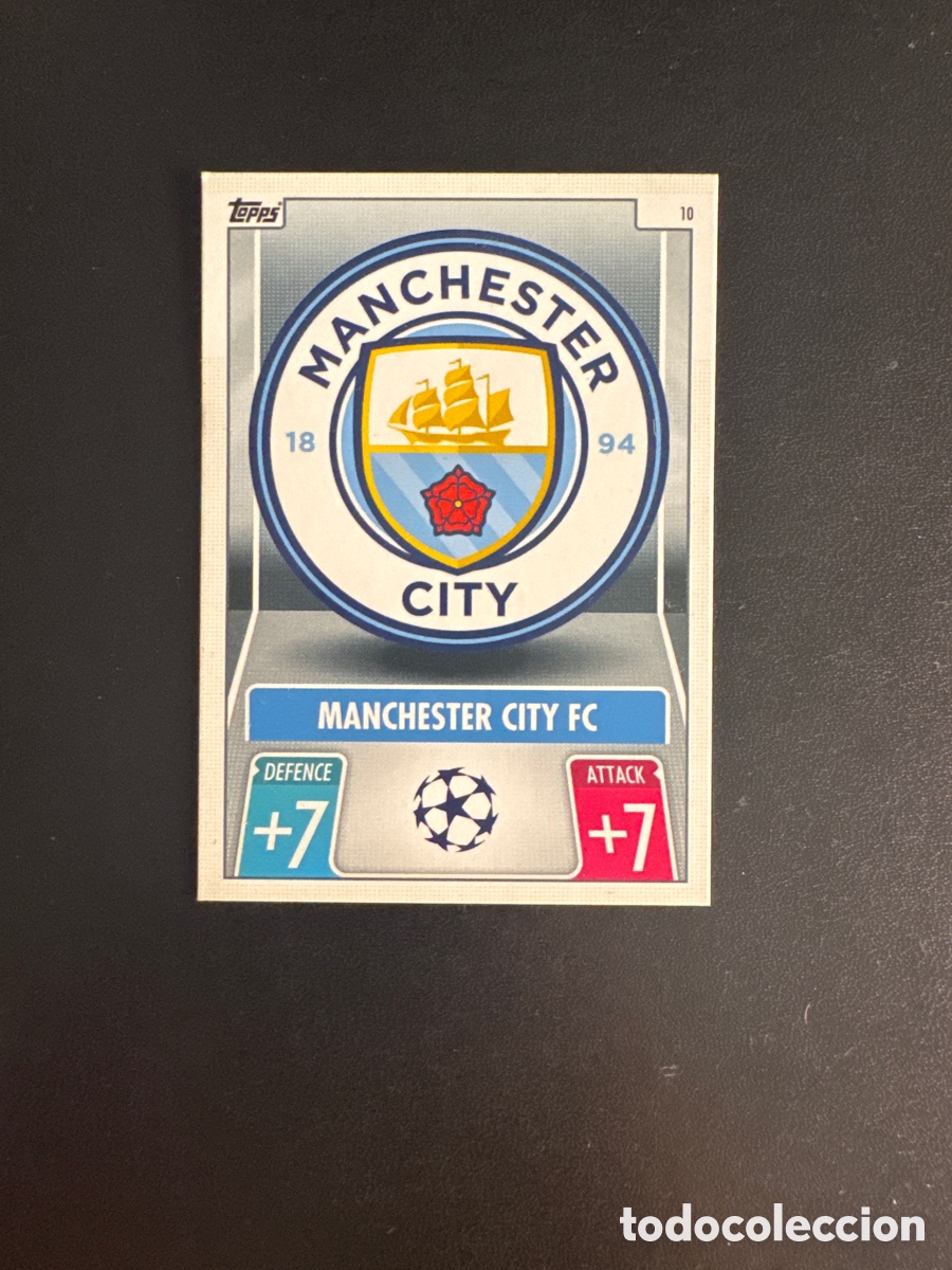 Cromos de f&uacute;tbol: MANCHESTER CITY NUMERO 10 MATCH ATTAX 2021 2022