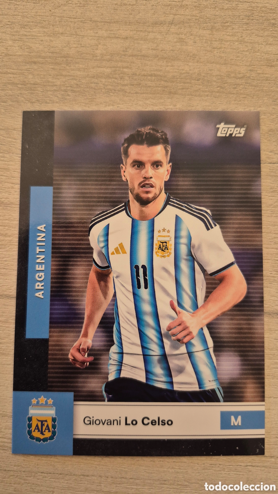 Cromos de f&uacute;tbol: N&deg;13 Giovani Lo Celso Team Set Argentina 2026