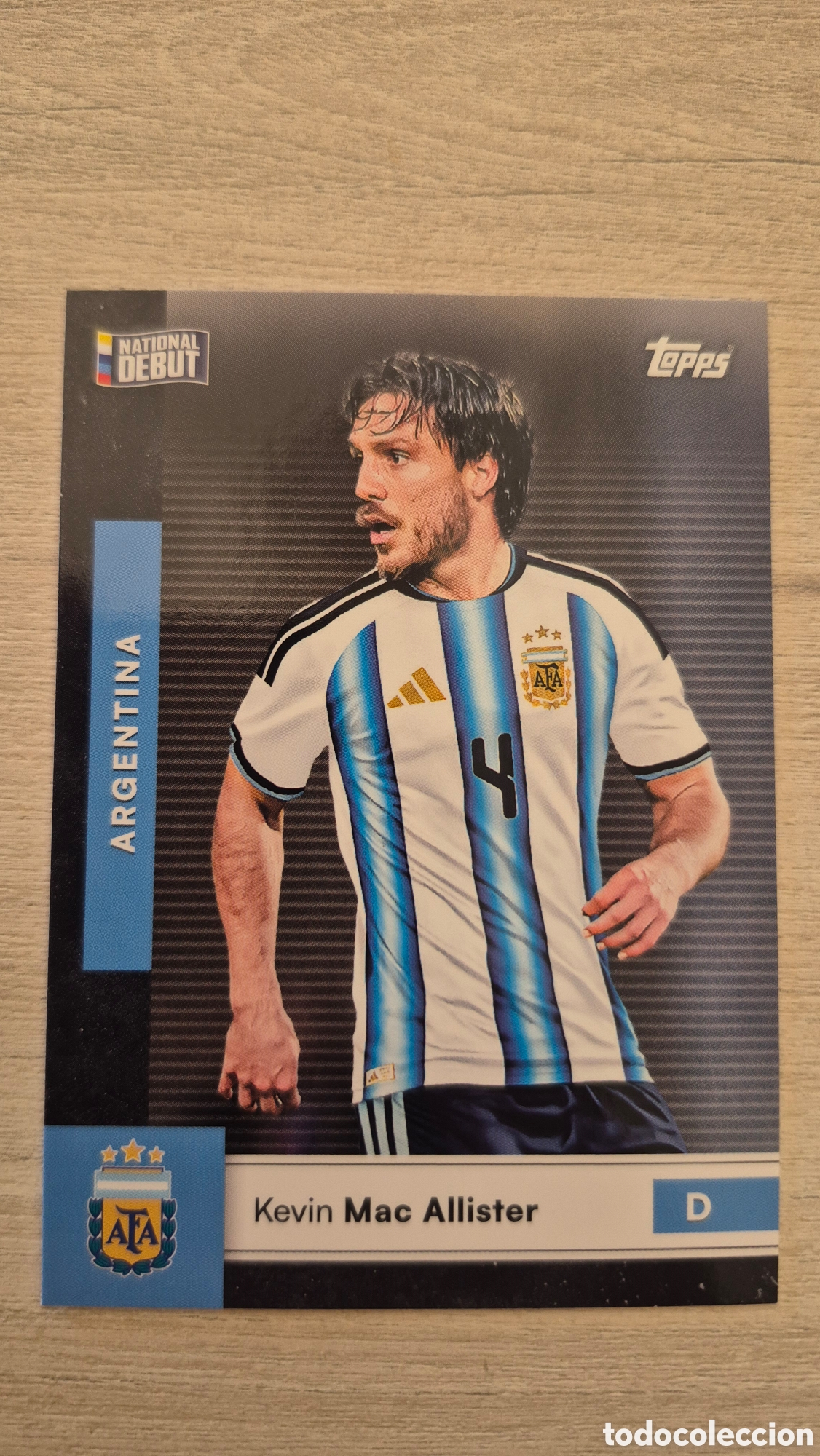 Cromos de f&uacute;tbol: N&deg;14 Kevin Mac Allister Team Set Argentina 2026
