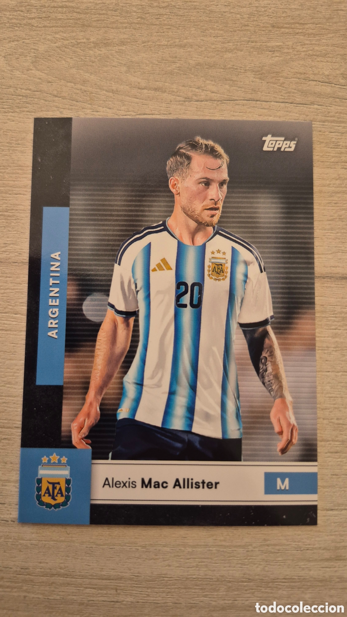Cromos de f&uacute;tbol: N&deg;5 Alexis Mac Allister Team Set Argentina 2026