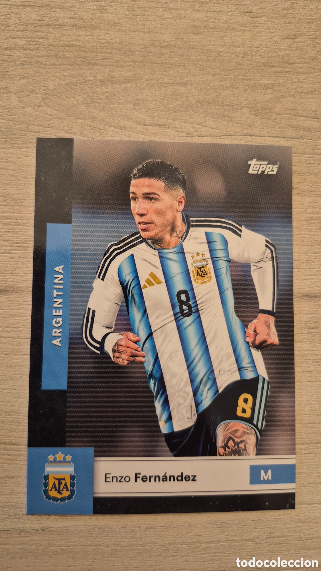 Cromos de f&uacute;tbol: N&deg;10 Enzo Fern&aacute;ndez Team Set Argentina 2026