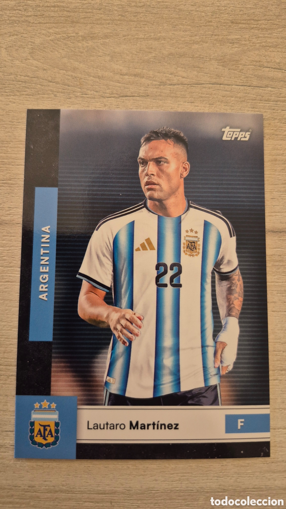 Cromos de f&uacute;tbol: N&deg;18 Lautaro Mart&iacute;nez Team Set Argentina 2026