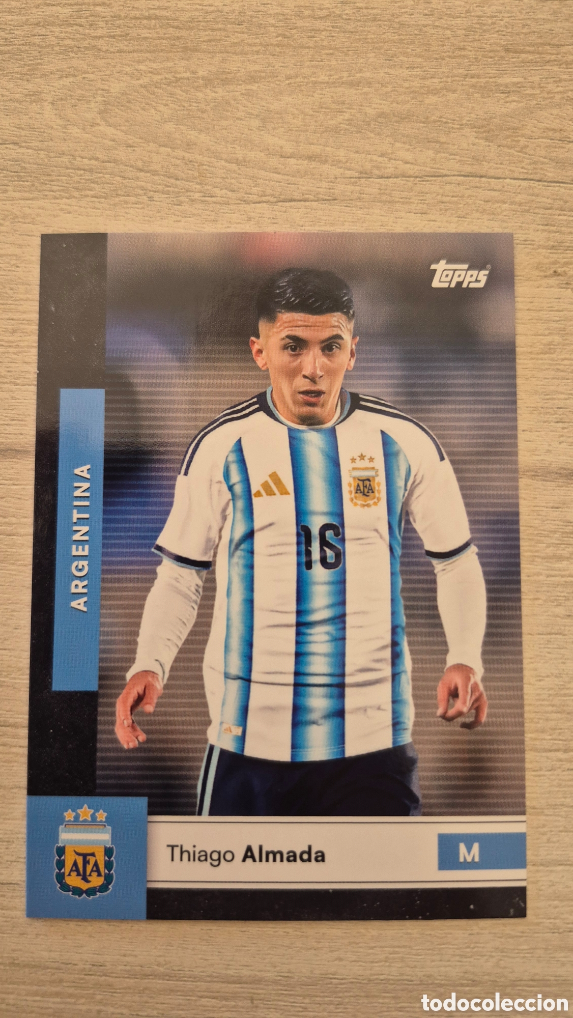 Cromos de f&uacute;tbol: N&deg;11 Thiago Almada Team Set Argentina 2026