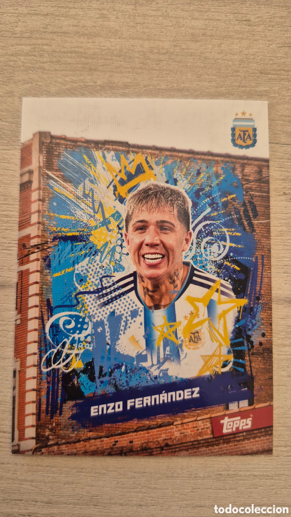 Cromos de f&uacute;tbol: N&deg;27 Enzo Fern&aacute;ndez Team Set Argentina 2026