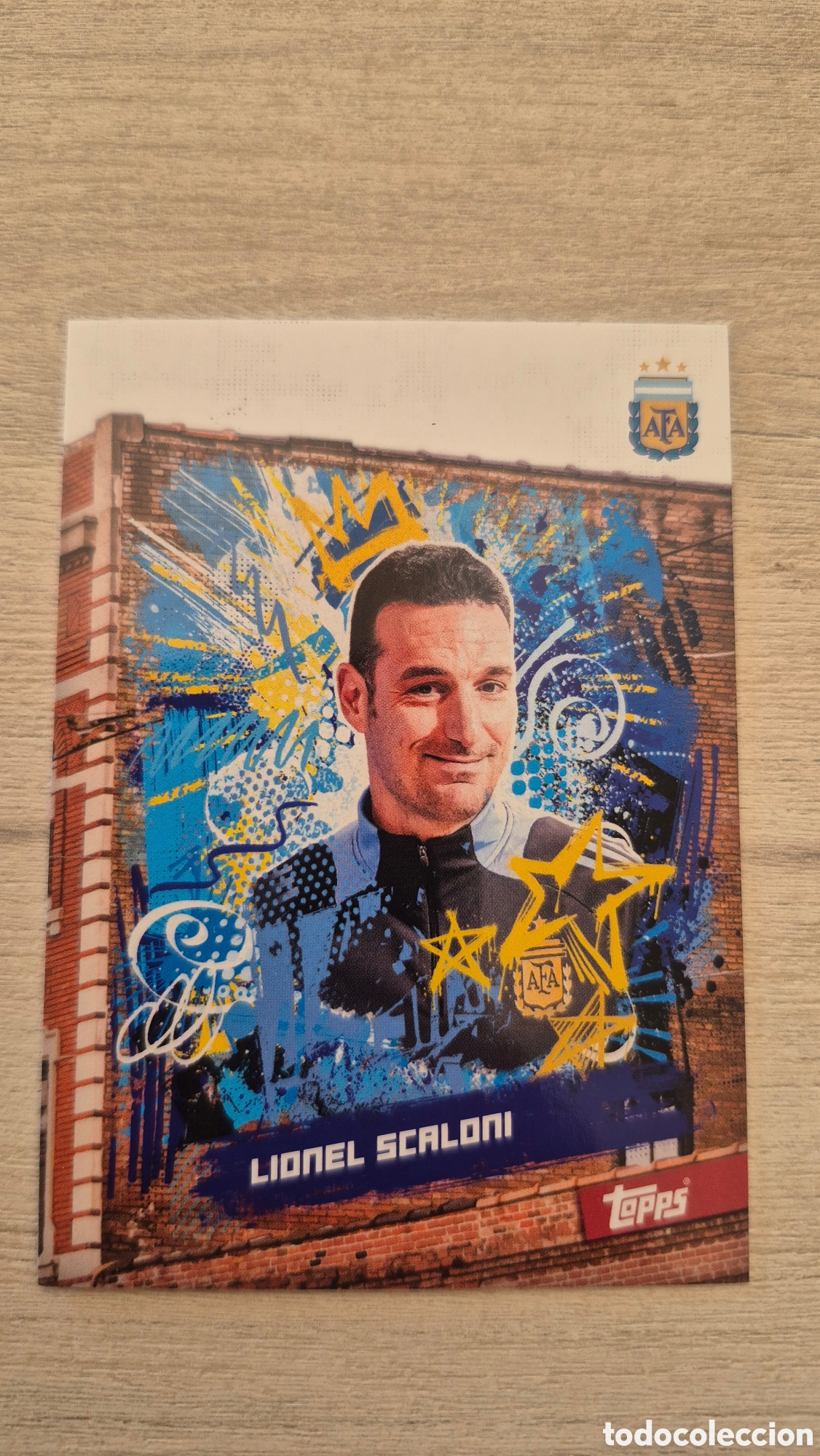 Cromos de f&uacute;tbol: N&deg;30 Lionel Scaloni Team Set Argentina 2026
