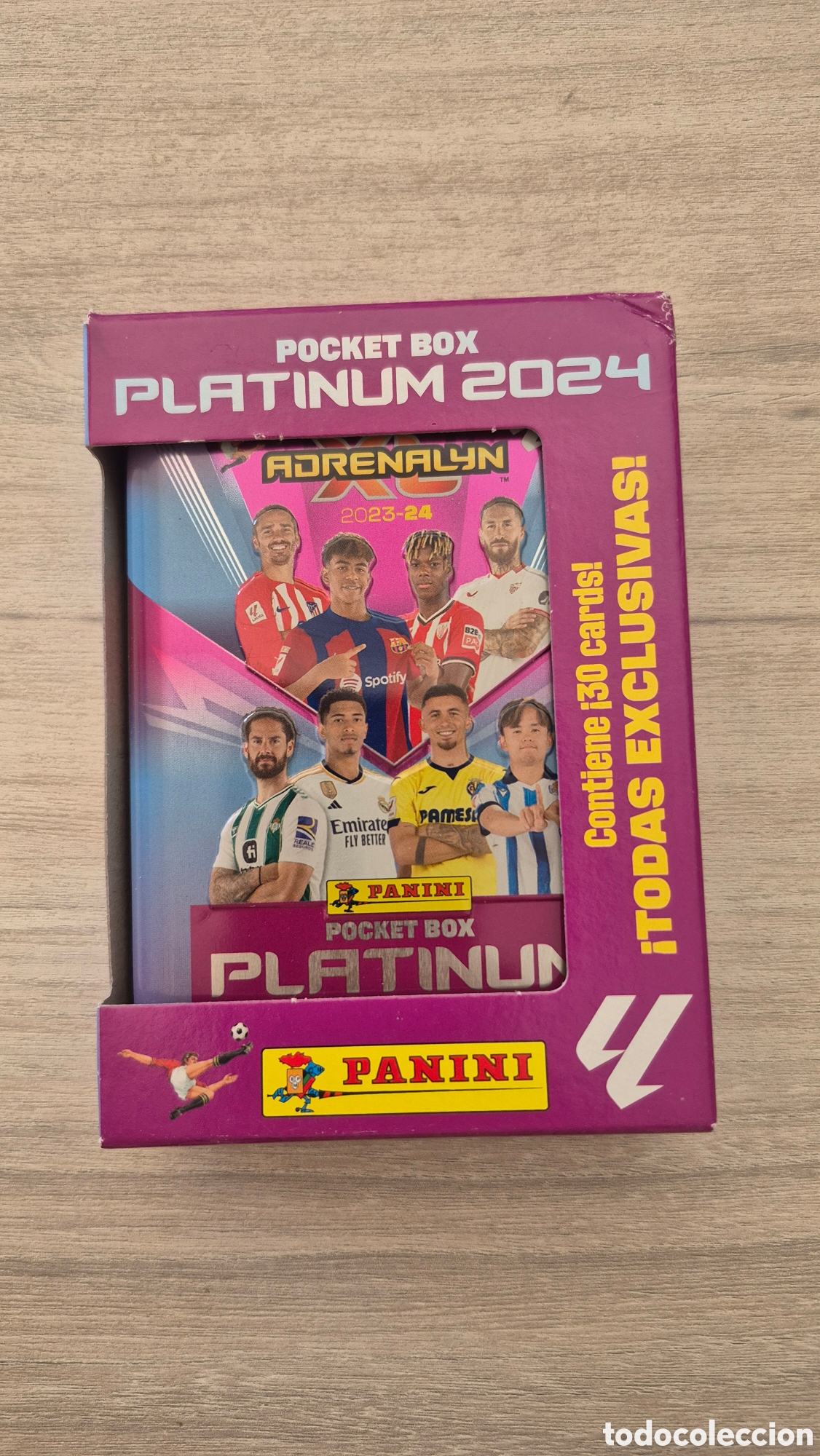 Cromos de f&uacute;tbol: Ti Pocket Box Platinum 2024 Adrenalyn 23/24