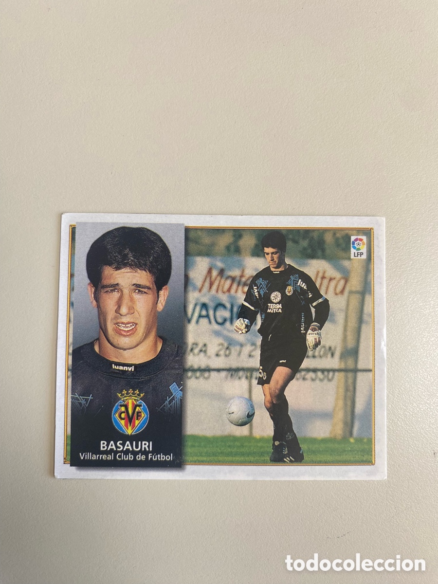 Cromos de f&uacute;tbol: Basauri fichaje 17 liga este 98 99 RECORTADO