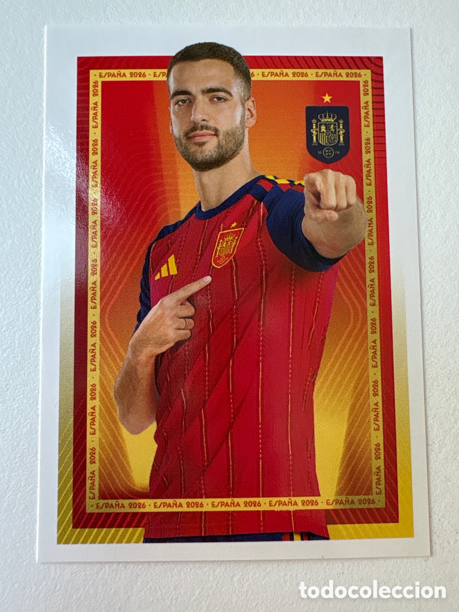 Fu&szlig;ball-Sticker: Carta Mikel Merino 41 Espa&ntilde;a Mundial 2026 Carrefour