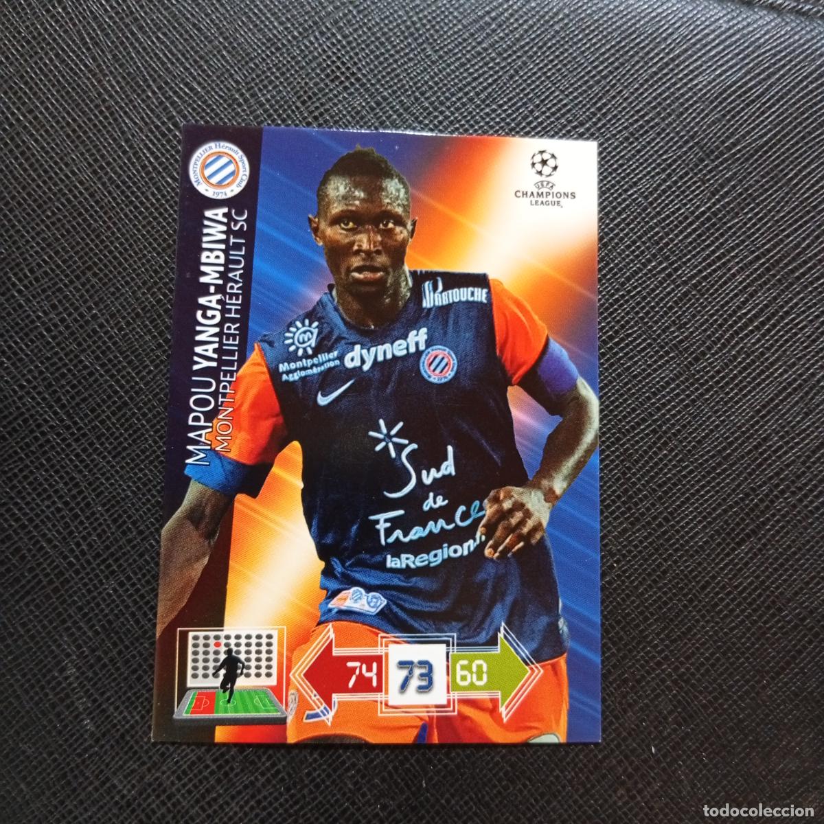 Cromos de f&uacute;tbol: YANGA MBIWA MONTPELLIER ADRENALYN CHAMPIONS LEAGUE 2012 2013 FUTBOL 12 13 - A206 PG40