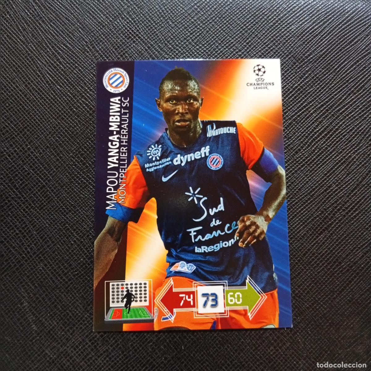Cromos de f&uacute;tbol: YANGA MBIWA MONTPELLIER ADRENALYN CHAMPIONS LEAGUE 2012 2013 FUTBOL 12 13 - A206 PG41