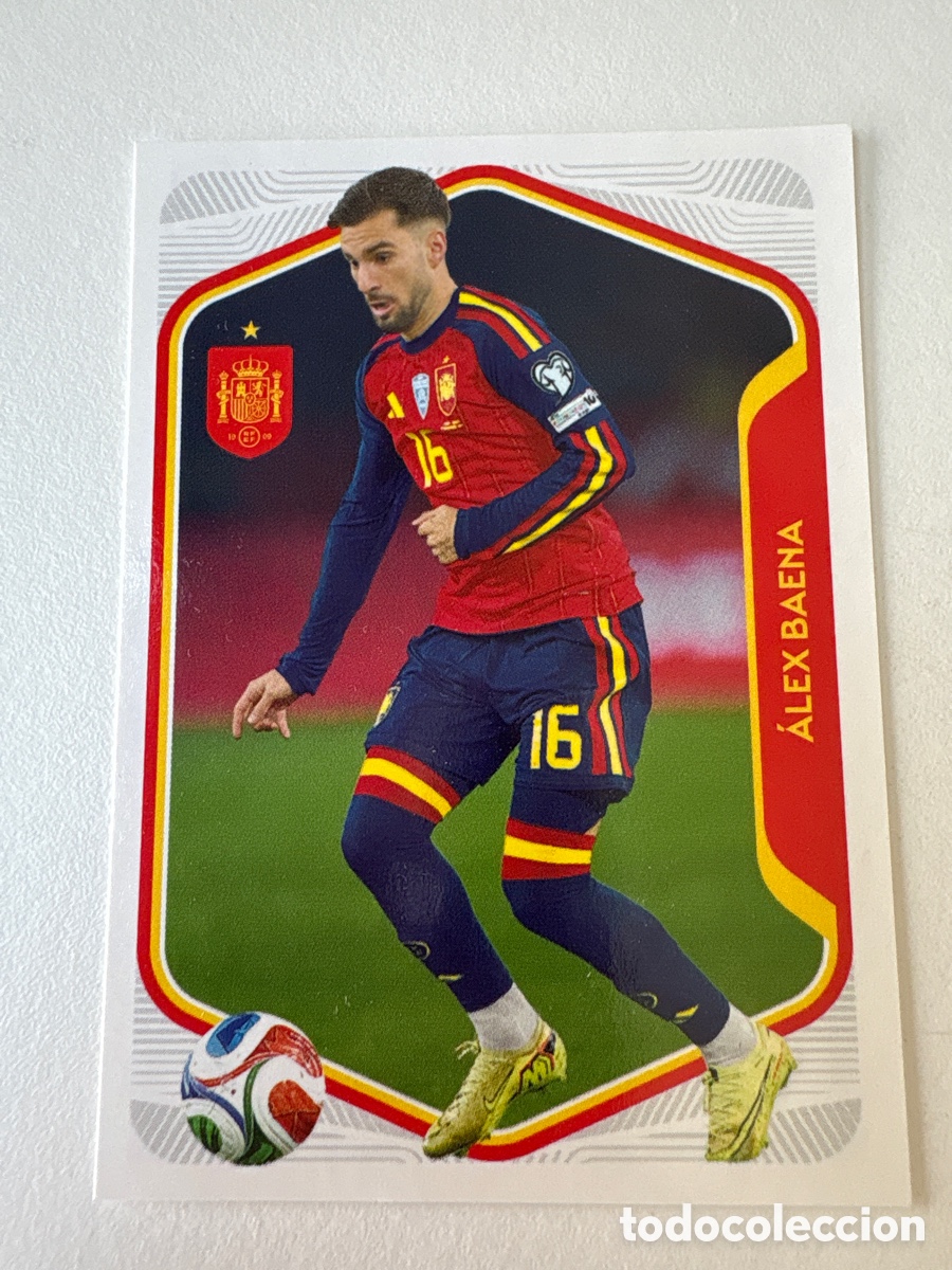 Cromos de f&uacute;tbol: Carta &Aacute;lex Baena 44 Espa&ntilde;a Mundial 2026 Carrefour
