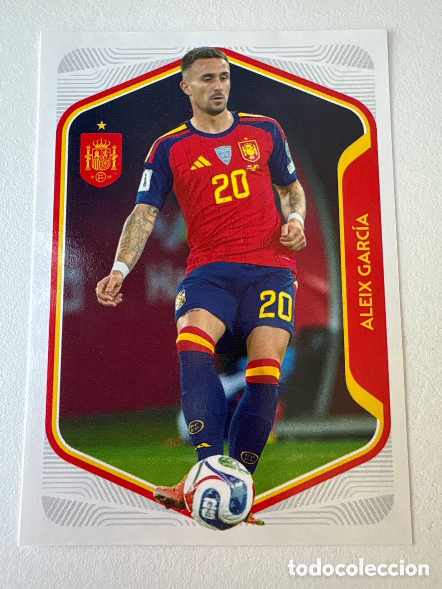 Cromos de f&uacute;tbol: Carta Aleix Garc&iacute;a 30 Espa&ntilde;a Mundial 2026 Carrefour
