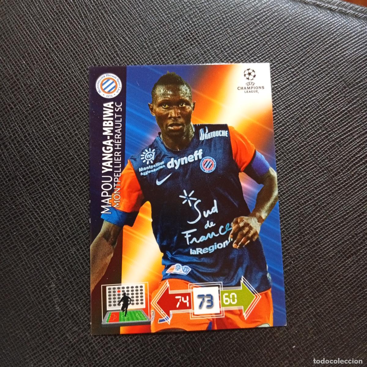Cromos de f&uacute;tbol: YANGA MBIWA MONTPELLIER ADRENALYN CHAMPIONS LEAGUE 2012 2013 FUTBOL 12 13 - A206 PG43