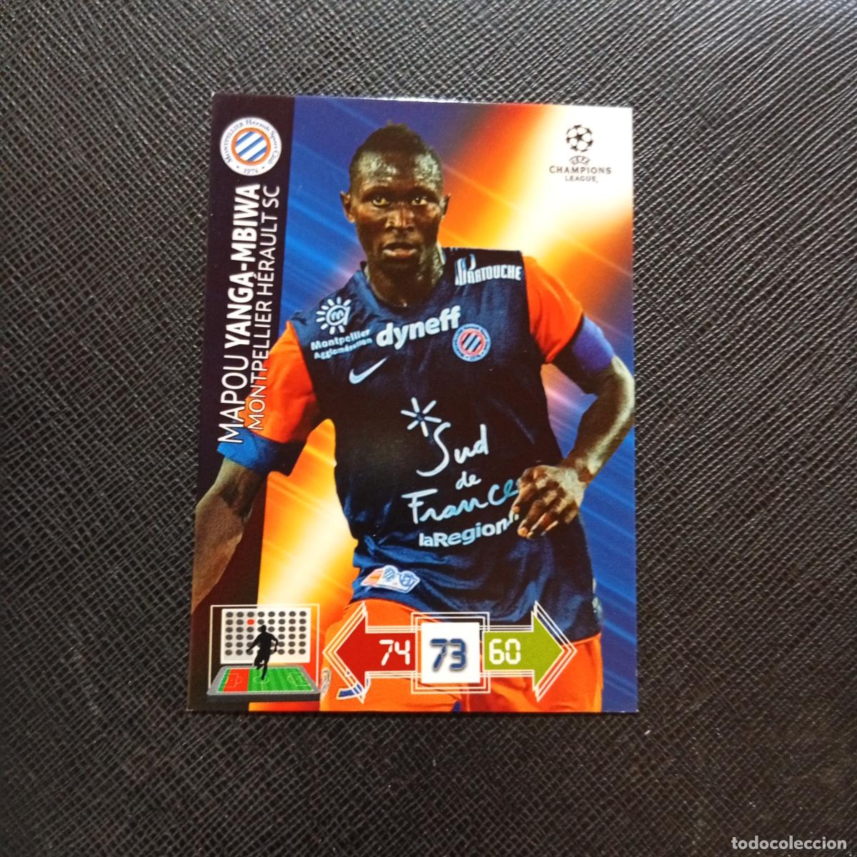 Cromos de f&uacute;tbol: YANGA MBIWA MONTPELLIER ADRENALYN CHAMPIONS LEAGUE 2012 2013 FUTBOL 12 13 - A206 PG44