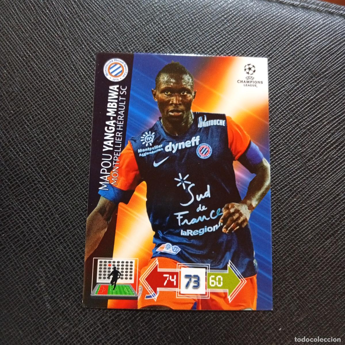 Cromos de f&uacute;tbol: YANGA MBIWA MONTPELLIER ADRENALYN CHAMPIONS LEAGUE 2012 2013 FUTBOL 12 13 - A206 PG44 B