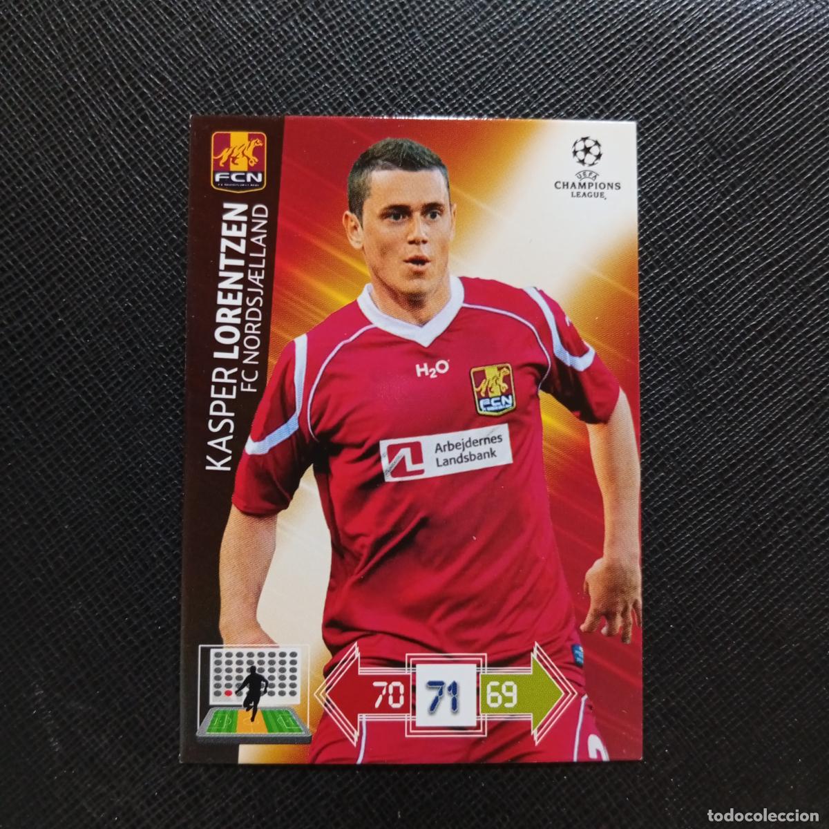 Cromos de f&uacute;tbol: LORENTZEN NORDSAELLAND ADRENALYN CHAMPIONS LEAGUE 2012 2013 FUTBOL 12 13 - A206 PG62 B